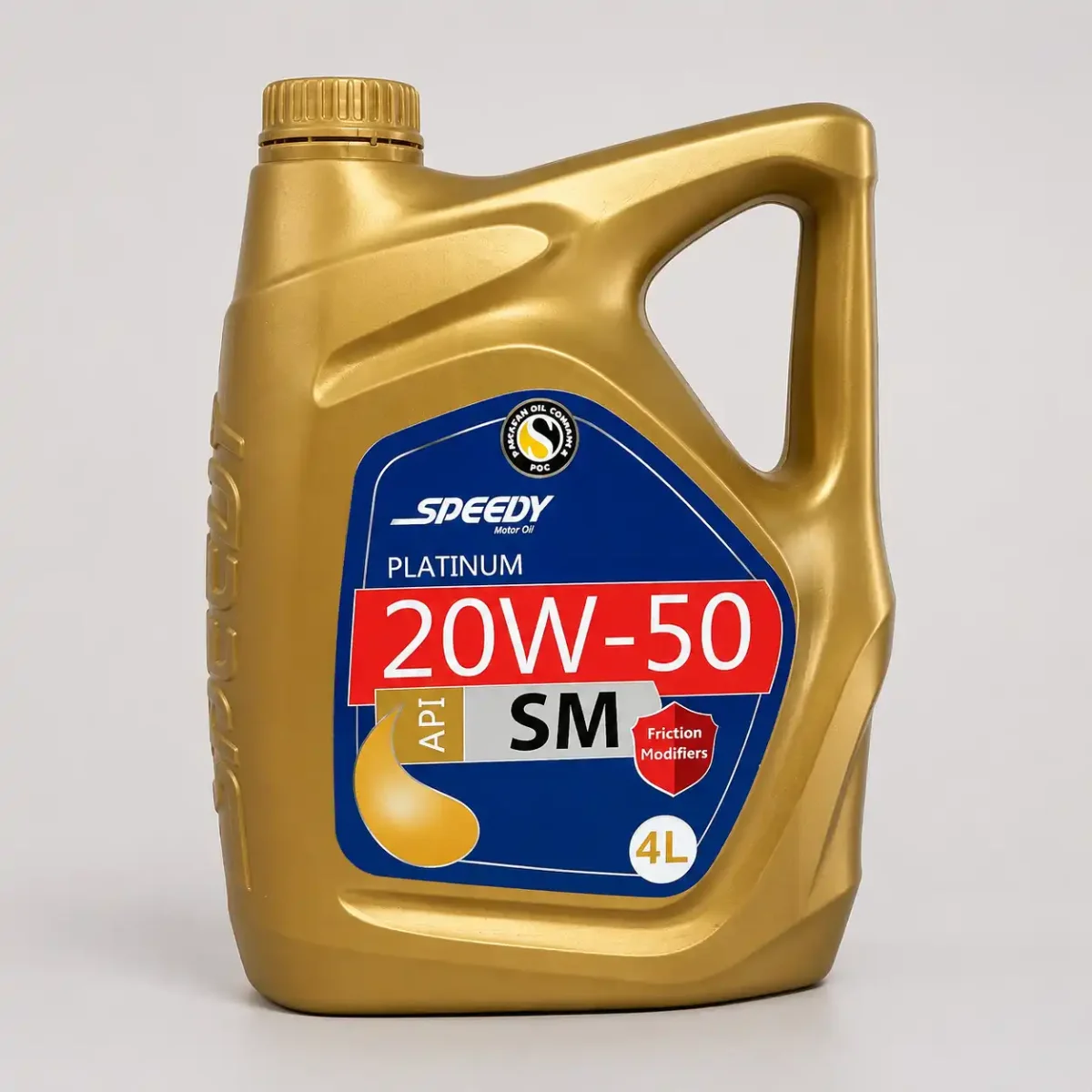  روغن موتور اسپیدی پلاتینیوم 20W-50 SM حجم 4 لیتر