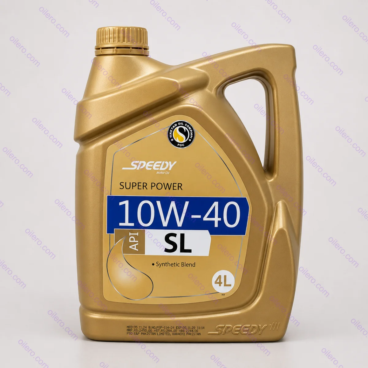 روغن موتور اسپیدی سوپر پاور 10W-40  SL حجم 4 لیتر